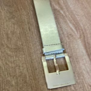 Michael kors medium gold belt MK Logo